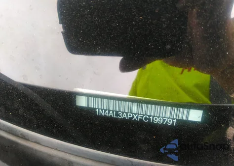 2015 Nissan Altima 2.5 S z USA, uszkodzony, nr VIN 1N4AL3APXFC199791